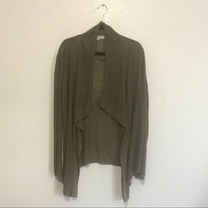 Olive cardigan from The Loft